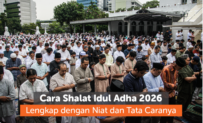 Umat Muslim sedang melaksanakan ibadah sholat hari Raya Idhul Adha ( Poto : istimewa )