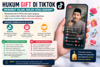 Hukum gift di TikTok menurut Islam boleh atau haram?( Poto : chatGPT )