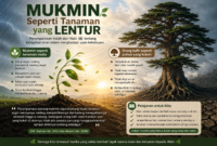 Perumpamaan mukmin seperti tanaman lentur ( Poto : chataGPT 