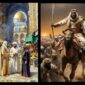 Peran Abbasiyah dalam pembebasan Baitul Maqdis pada masa Shalahuddin Al-Ayyubi menjadi bagian penting sejarah Islam yang menunjukkan kuatnya persatuan umat dan legitimasi politik khalifah.( Ilustrasi Poto : Hidayatullah.com ).