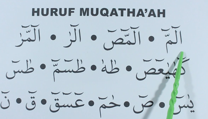 Huruf Muqottaah dalam Al-qur'an( poto : istimewa ).