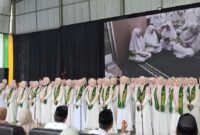 Wisuda Tahfidz Al-Qur’an 2026 di Pondok Pesantren Puteri Ummul Mukminin ‘Aisyiyah Wilayah Sulawesi Selatan( Poto : khittah )