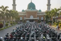 Hukum parkir berbayar di Masjid ( Poto : Astra Otoshop )