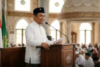 Ilustrasi Khatib sedang membaca khutah ke II ( Muhammadiyah Jateng )