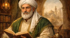 ilustrasi imam muslim. ( Poto : istimewa ).