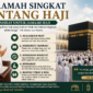 Ceramah singkat tentang haji berisi nasihat untuk jamaah haji agar menjaga niat, mengikuti sunnah, menjauhi maksiat, dan meraih haji mabrur.(  Ilustrasi Poto : chatGPT ).