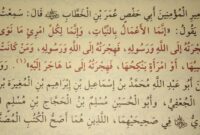 Hadist Arba'in Nawawi tentang Niat ( Poto : Menuntut Ilmu ).