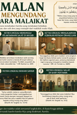 8 Amalan yang Mengundang Doa Para Malaikat