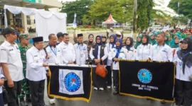 peringatan Hari Anti Narkotika Internasional (HANI) 2026 yang berlangsung di Halaman Fase VII Pasar Raya Padang.( poto : padangkita.com )