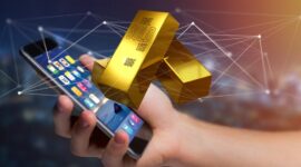 hukum emas digital dalam Islam, riba, jual beli emas, dan perbedaan ulama tentang qabdh dalam transaksi modern.( poto : bareksa.com )