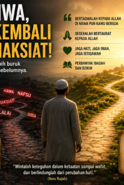 Wahai Jiwa, Jangan Kembali ke Maksiat dan Jaga Taubat