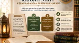 Apakah semua larangan itu haram,kapan larangan itu haram ( poto : chatGPT )