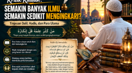 Ilustrasi edukatif tentang ilmu, hikmah, dan amar ma’ruf nahi munkar dalam Islam.( poto :chatGPT)