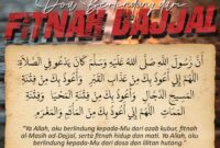 Do'a supaya terhindar dari fitnah Dajjal ( poto :website islam hari ini ).