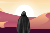 Ilustrasi sosok ummu Aiman Pengasuk Rasulullah SAW ( Poto : istimewa )