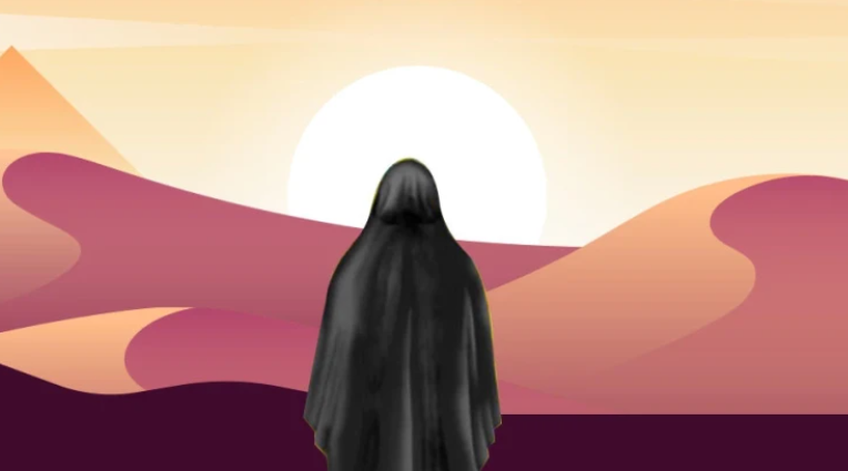 Ilustrasi sosok ummu Aiman Pengasuk Rasulullah SAW ( Poto : istimewa )