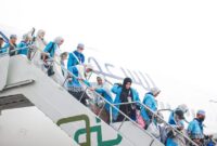 Sekitar 90 persen jemaah haji Indonesia telah pulang ke Tanah Air.( poto : mediaislam.id )