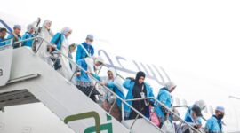 Sekitar 90 persen jemaah haji Indonesia telah pulang ke Tanah Air.( poto : mediaislam.id )