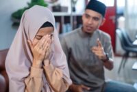 Ilustrasi Seorang Suami yang sedang menzihar isterinya.(poto :istimewa )