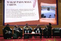 ISLAMI 2026 Unisba mengangkat peran wakaf sebagai penggerak ekonomi.( poto : unesba )
