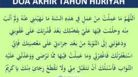 Do'a akhir tahun Hijriyah( poto : bersama dakwah )