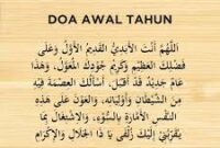 Do'a awal tahun Hijriyah( poto : istimewa )