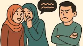 Ghibah dalam Islam adalah dosa besar yang merusak ukhuwah.( poto : kemahasiswaan UII )