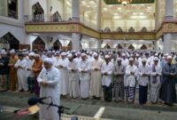 Shalat Rasulullah ﷺ mengajarkan kekhusyukan sejati.( poto : kalam-SINDOnews.com )