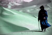 Seorang Wali Allah berjalan di tengah padang pasir(ilustrasi poto :cahaya islam )