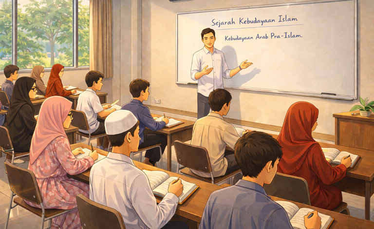 Jihad dengan ilmu dinilai lebih utama oleh ulama klasik. Simak dalil Al-Qur’an, hadis, dan kutipan kitab berbahasa Arab.( ilustrasi poto : istimewa )