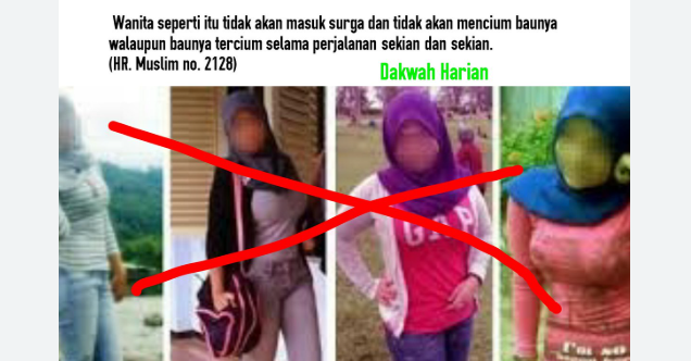 Rasulullah SAW mengingatkan bahaya perilaku kasiyatun 'ariyat.(poto: istimewa).