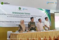 Kantor Kementerian Agama Kota Sungai Penuh menggelar kegiatan Bimbingan Teknis Penguatan Pengelolaan Rapor Digital Madrasah Sungai Penuh pada Rabu, 22 Juli 2026.(poto: kemenag Sungai Penuh).