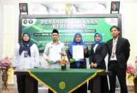 BPJS Kesehatan Kantor Cabang Muara Bungo dan Pengadilan Agama Muara Bungo menandatangani Perjanjian Kerja Sama (PKS) untuk memperkuat sinergi dalam optimalisasi Program JKN.(poto: jambiprima.com).