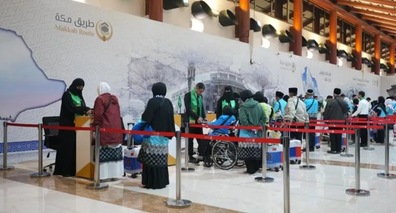 Kementerian Haji dan Umrah (Kemenhaj) menetapkan seluruh aktivitas keberangkatan dan kepulangan jemaah umrah dan jemaah haji khusus melalui Bandara Internasional Soekarno-Hatta.( poto : padangkita.com )