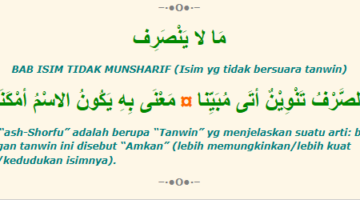 BAB Isim Tidak Munsyarif.(poto: alfiyah)