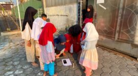 Penyuluh Agama Islam Kantor Urusan Agama (KUA) Gondokusuman menggelar kegiatan Rashdul Kiblat bersama Santri TPA At-Taqwa pada Kamis (16/7/2026).(poto: kantor KUA-Yogyakarta).