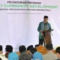 Gubernur Sumatera Barat (Sumbar), Mahyeldi Ansharullah meluncurkan Program Zakat Community Development (ZCD) Kampung Zakat.( poto: padangkita.com).