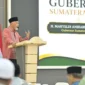 Gubernur Sumbar Mahyeldi Ansharullah membuka Musyawarah Daerah (Musda) XI Majelis Ulama Indonesia (MUI) Provinsi Sumbar Tahun 2026 di Auditorium Gubernur Sumbar, Sabtu (11/7/2026).(poto: padangkita.com).