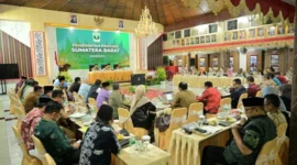 Kemenhaj Sumbar menggagas ekosistem ekonomi haji melalui 10 program strategis.( poto : padangkita.com )