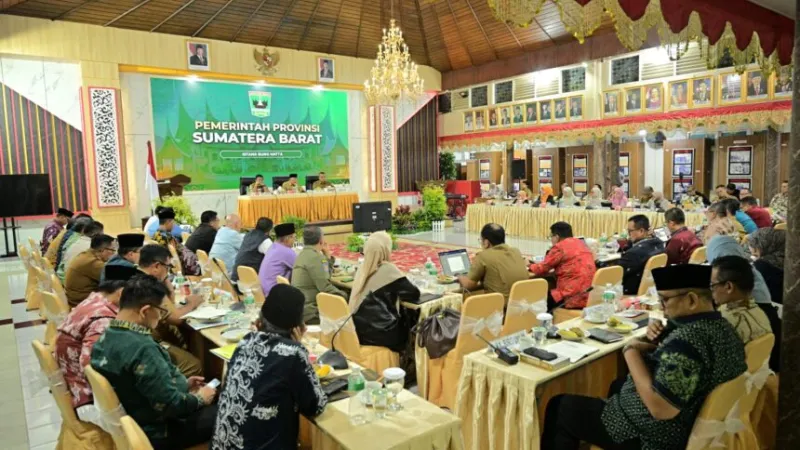 Kemenhaj Sumbar menggagas ekosistem ekonomi haji melalui 10 program strategis.( poto : padangkita.com )