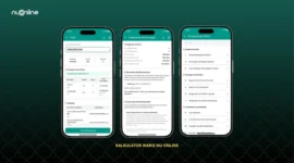 Contoh tampilan Kalkulator Waris NU Online.( poto: nuonline.com).