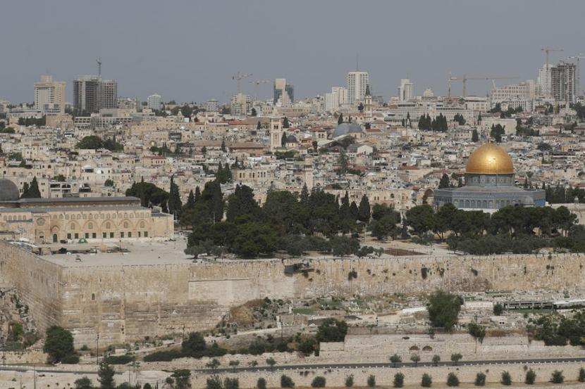 Kompleks Masjid Al-Aqsa di Yerusalem.(poto: republika).