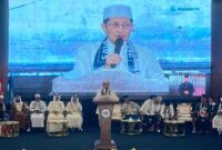 Menag dalam Pembukaan Muktamar V Wahdah Islamiyah.(poto: kemenag.go.id).