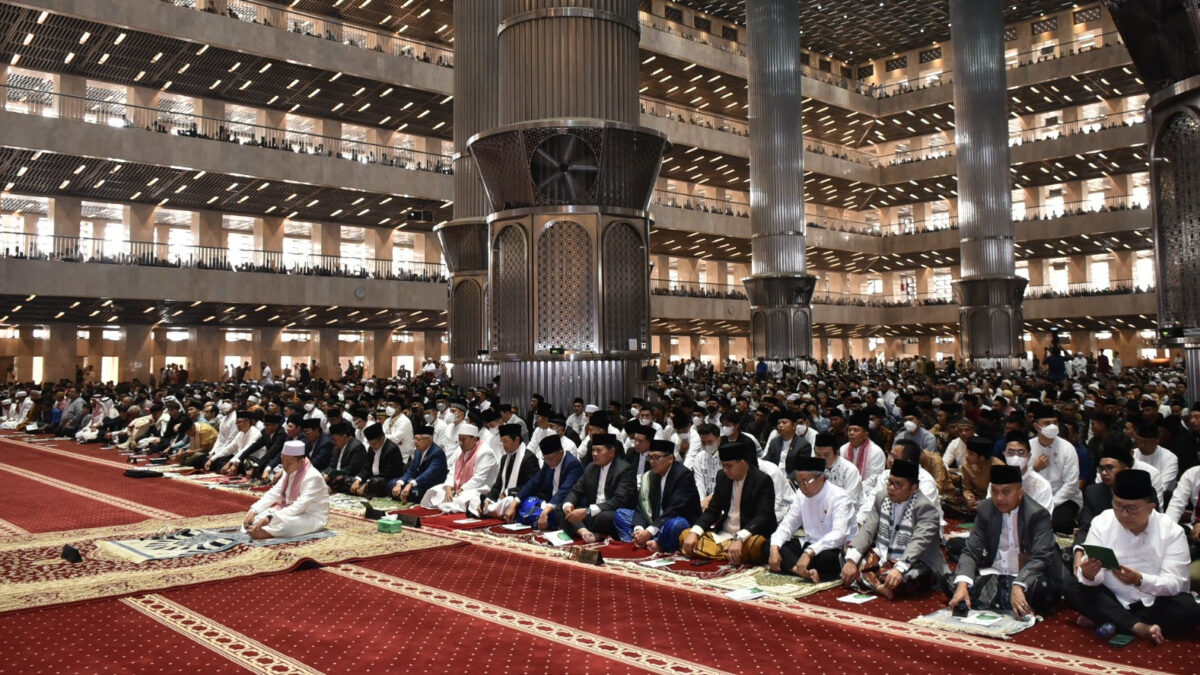 uasana di Masjid Istiqlal, Jakarta.( ilustrasi poto: : istimewa).