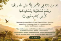 Qur'an Surat Hud ayat:6.(poto: istimewa).