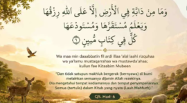 Qur'an Surat Hud ayat:6.(poto: istimewa).