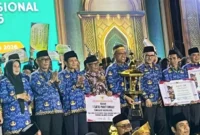 Sumbar raih juara umum MTQ Nasional Korpri VIII di Makassar.(poto: seriusnews.id).