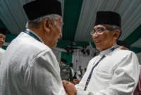 Para peserta Muktamar Ke-35 NU secara aklamasi menerima LPJ PBNU masa khidmah 2021-2026 dalam sidang pleno di Jombang, Jawa Timur, Jumat (28/8/2026).(poto: nuonline).