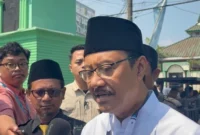 Ketua OC Muktamar Ke-35 NU, Saifullah Yusuf atau Gus Ipul di Gedung Serba Guna (GSG) Pondok Pesantren Bahrul Ulum Tambakberas, Jombang, Jawa Timur, pada Jumat (28/8/2026).(poto: nuonline).