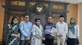 Lakpesdam PBNU bersama RMI PBNU meluncurkan dua panduan penting terkait pencegahan kekerasan di pesantren.(poto: nuonline).